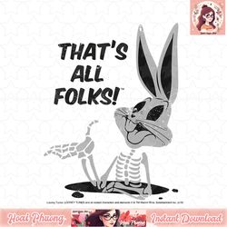 Looney Tunes Bugs Bunny That_s All Folks T-Shirt