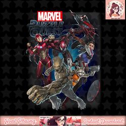 Marvel Puzzle Quest Ready For Action Graphic T-Shirt T-Shirt.pngMarvel Puzzle Quest Ready For Action Graphic T-Shirt T-S