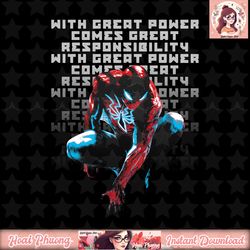 Marvel Spider-Man Great Power Causes Heroic Deeds T-Shirt T-Shirt