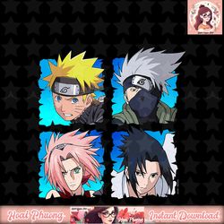 Naruto Shippuden 4 Heads png, digital download, instant