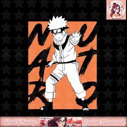 Naruto Stacked Letters Naruto png, digital download, instant