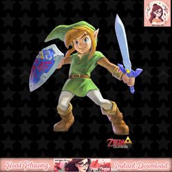 Nintendo Zelda A Link Between Worlds Painted Graphic png, digital download, instant png, digital download, instant