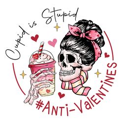 Cupid Is Stupid Anti Valentine Png, Valentine Coffee, Valentine Graphics, Coffee Lover Png, Coffee Png Digital Download