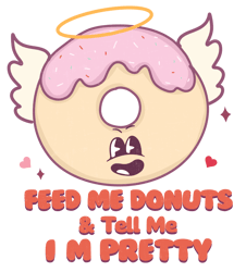 Fee Me Donuts And Tell Png, Valentine Day Png, Love Png, Valentine Designs, Retro Valentine's Day Png Digital Download