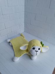 Baby Cotton Crocheted Comforter Monkey, Crocheted Monkey Toy