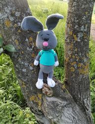 Bunny crochet amigurumi, gift interior toy