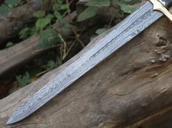 Swords battle ready, Master sword Amazing Short Sword, hand made Damascus sword, with leather sheath