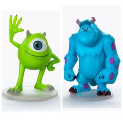 Collection set of Figures Mike Wazowski, Sally Disney Monsters Inc.
