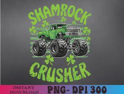 St Patricks Crusher for Monster Truck St Patricks Day PNG, Sublimation Design