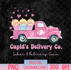 Cupids Delivery Co Funny Ld Crew Valentines Day Truck PNG, Valentines Day png, Sublimation Design
