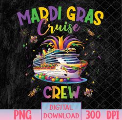 Mardi Gras Cruise Crew 2024 Trip New Orleans Family Matching png, Sublimation Design