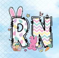Registered Nurse Easter Spring Bunny RN Hospital Staff png, Nurse Easter png, Spring Bunny png, PNG, Sublimation Design