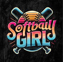 Softball Girl Softball Player Sublimation, Png Design