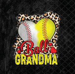 Softball Grandma Baseball Grandma Png Design, Sublimation