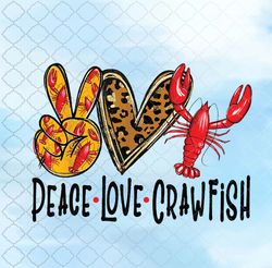Crawfish Outfit Women Girl Craw Fish Season Leopard Love Png Design, Sublimation