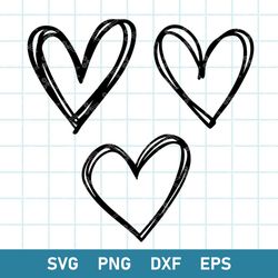 Heart Bundle Svg, Heart Love Svg, Heart Svg, Simple Heart Svg, Valentines Day Svg, Png Dxf Eps File