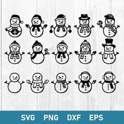Huge Snowman Bundle Svg, Snowman Water Svg, Snowman Svg, Christmas Svg, Png Dxf Eps File