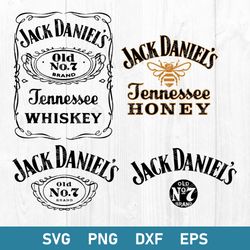 Jack Daniels Bundle Svg, Jack Daniels Svg, Whisky Logo Svg, Png Dxf Eps File