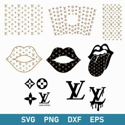 Louis Vuitton Bundle Svg, Louis Vuitton Svg, LV Logo Svg, Brand Fashiono Svg, Png Dxf Eps Digital File