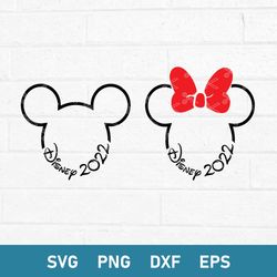 Mickey Mouse And Minnie Mouse Svg, Disney Trip Svg, Disney World Svg, Disney Svg, Png Dxf Eps File
