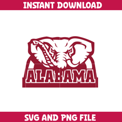 Alabama Crimson Tide Svg, Alabama logo svg, Alabama Crimson Tide University, NCAA Svg, Ncaa Teams Svg (19)