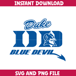 Duke bluedevil University Svg, Duke bluedevil logo svg, Duke bluedevil University, NCAA Svg, Ncaa Teams Svg (15)