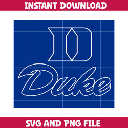 Duke bluedevil University Svg, Duke bluedevil logo svg, Duke bluedevil University, NCAA Svg, Ncaa Teams Svg (39)