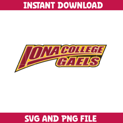 Iona gaels Svg, Iona gaels logo svg, IIona gaels University svg, NCAA Svg, sport svg, digital download (64)