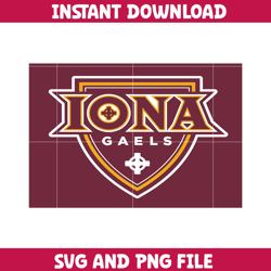Iona gaels Svg, Iona gaels logo svg, IIona gaels University svg, NCAA Svg, sport svg, digital download (73)