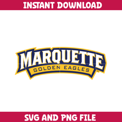 Marquette Golden Eagles Svg, Marquette Golden Eagles logo svg, Marquette Golden Eagles University svg, NCAA Svg (8)