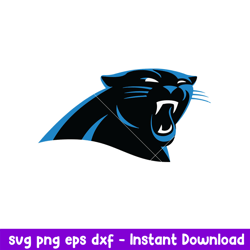 Carolina Panthers Logo Svg, Carolina Panthers Svg, NFL Svg, Png Dxf Eps Digital File