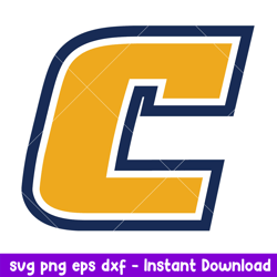 Chattanooga Mocs Logo Svg, Chattanooga Mocs Svg, NCAA Svg, Png Dxf Eps Digital File