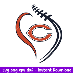 Chicago Bears Sport Svg, Chicago Bears Svg, NFL Svg, Png Dxf Eps Digital File