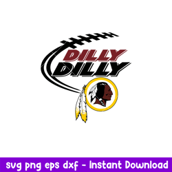 Dilly Dilly Washington Commanders Svg, Washington Commanders Svg, NFL Svg, Png Dxf Eps Digital File