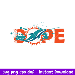 Dope Miami Dolphins Svg, Miami Dolphins Svg, NFL Svg, Png Dxf Eps Digital File