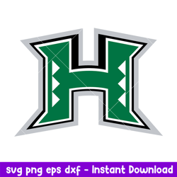 Hawaii Warriors Logo Svg, Hawaii Warriors Svg, NCAA Svg, Png Dxf Eps Digital File