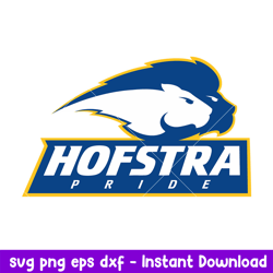 Hofstra Pride Logo Svg, Hofstra Pride Svg, NCAA Svg, Png Dxf Eps Digital File