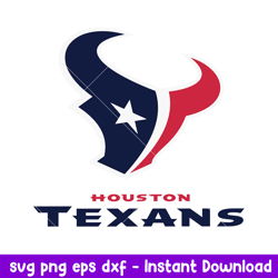Logo Houston Texans Svg, Houston Texans Svg, NFL Svg, Png Dxf Eps Digital File