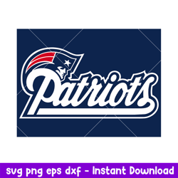 Logo New England Patriots Svg, New England Patriots Svg, NFL Svg, Png Dxf Eps Digital File