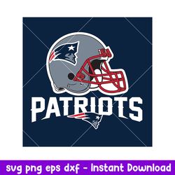 Logo New England Patriots Team Svg, New England Patriots Svg, NFL Svg, Png Dxf Eps Digital File