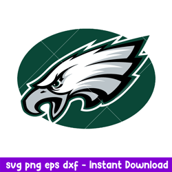Logo Philadelphia Eagles Svg, Philadelphia Eagles Svg, NFL Svg, Png Dxf Eps Digital File
