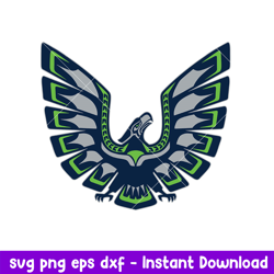 Logo Seattle Seahawks Svg, Seattle Seahawks Svg, NFL Svg, Png Dxf Eps Digital File