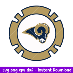 Los Angeles Rams Pocker Chip Svg, Los Angeles Rams Svg, NFL Svg, Png Dxf Eps Digital File