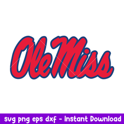 Mississippi Rebels Logo Svg, Mississippi Rebels Svg, NCAA Svg, Png Dxf eps Digital File