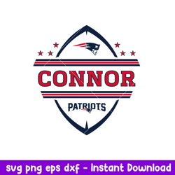 New England Patriots Baseball Logo Svg, New England Patriots Svg, NFL Svg, Png Dxf Eps Digital File