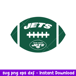 New York Jets Baseball Svg, New York Jets Svg, NFL Svg, Png Dxf Eps Digital File