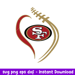 San Francisco 49ers Sport Svg, San Francisco 49ers Svg, NFL Svg, Png Dxf Eps Digital File