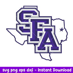 Stephen F. Austin Lumberjacks Logo Svg, Stephen F. Austin Lumberjacks Svg, NCAA Svg, Png Dxf Eps Digital File