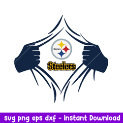 Super Pittsburgh Steelers Svg, Pittsburgh Steelers Svg, NFL Svg, Png Dxf Eps Digital File