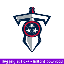 Tennessee Titans Sword Logo Svg, Tennessee Titans Svg, NFL Svg, Png Dxf Eps Digital File